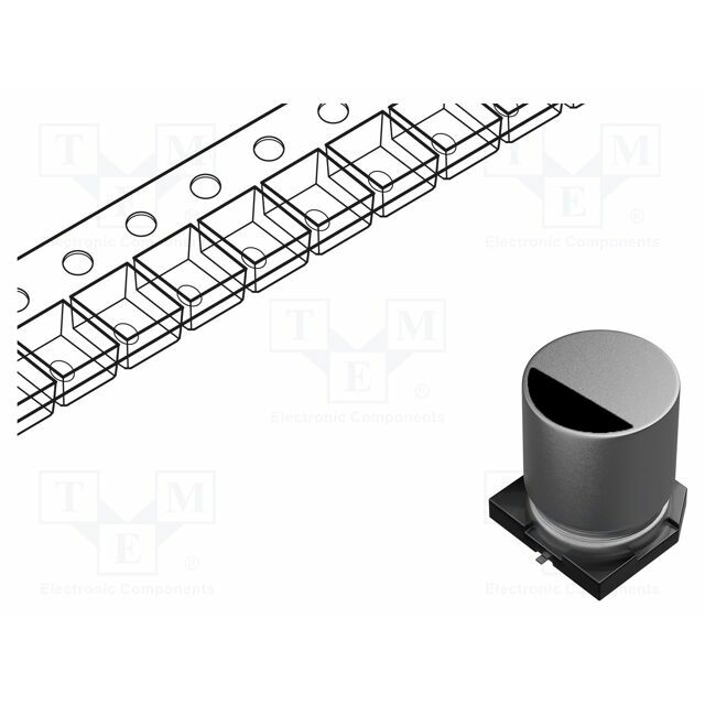 CHANG Capacitor: electrolytic; SMD; 470uF; 16VDC