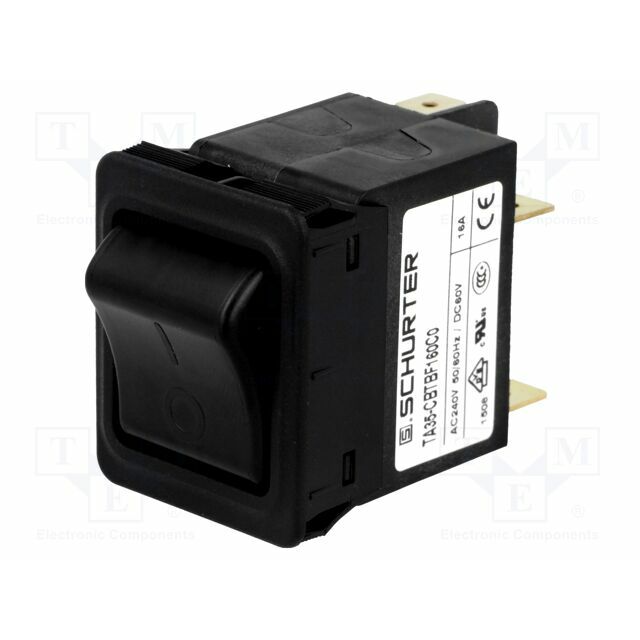 SCHURTER Circuit breaker; Urated: 240VAC; 60VDC