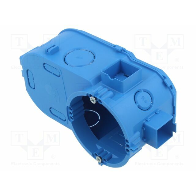 Enclosure: junction box; plaster embedded; polyamide