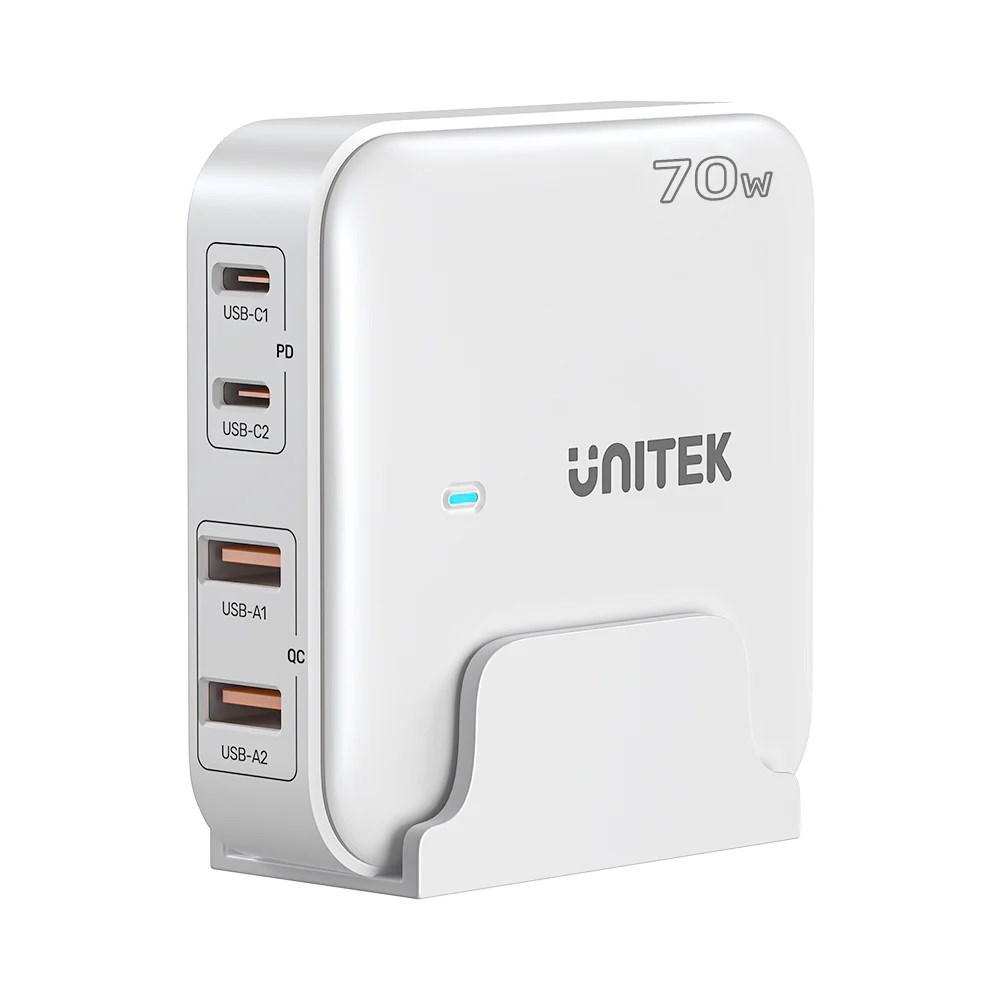 GaN network charger - Unitek P1228AWH01-EU