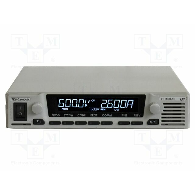 TDK-LAMBDA Laboratory power supply: programmable; single-channel
