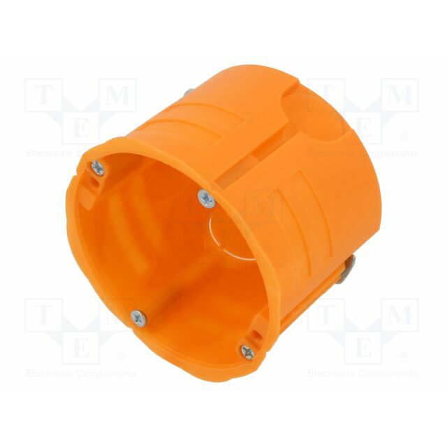 Enclosure: junction box; Ø: 68mm; plaster