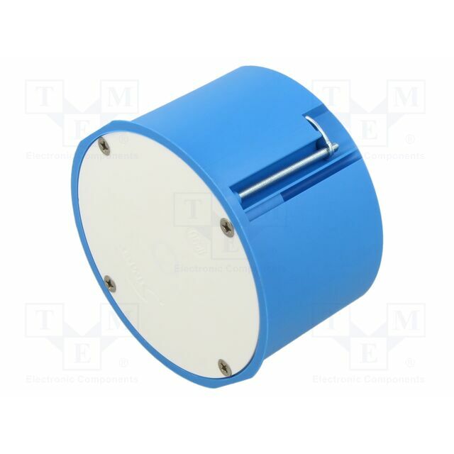Enclosure: junction box; Ø: 83mm; plaster