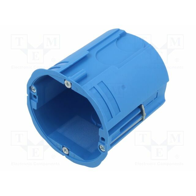 Enclosure: junction box; Ø: 68mm; plaster