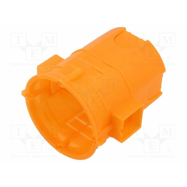 Enclosure: junction box; Ø: 62mm; plaster