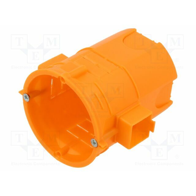 Enclosure: junction box; Ø: 62mm; plaster