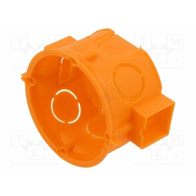 Enclosure: junction box; Ø: 65mm; plaster