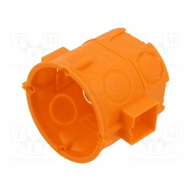 Enclosure: junction box; Ø: 65mm; plaster