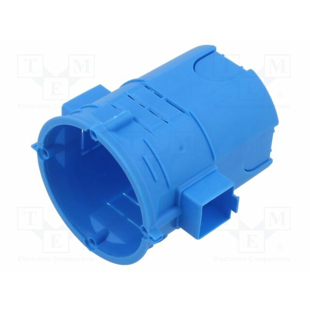 Enclosure: junction box; Ø: 62mm; plaster