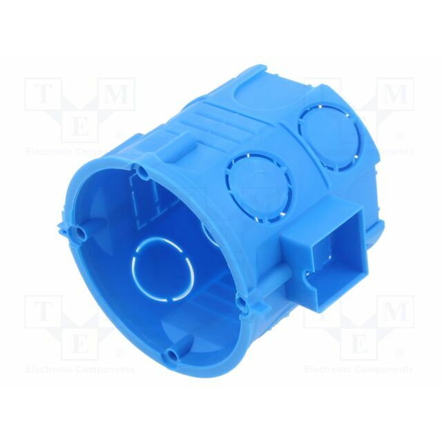 Enclosure: junction box; Ø: 65mm; plaster