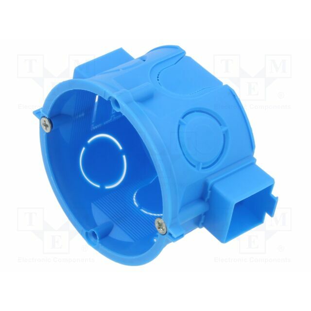 Enclosure: junction box; Ø: 65mm; plaster