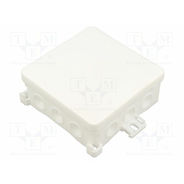 Enclosure: junction box; X: 100mm; Y: