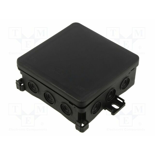 Enclosure: junction box; X: 100mm; Y: