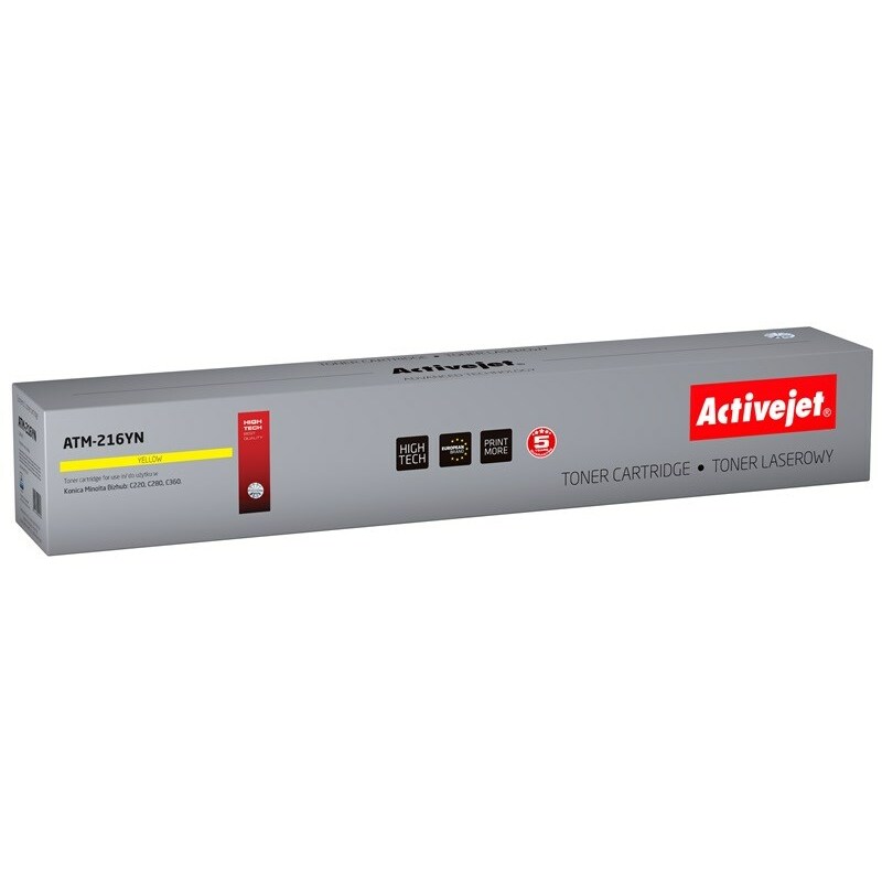Activejet ATM-216YN toner (replacement for Konica