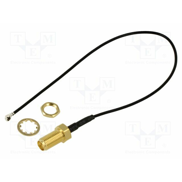 AMPHENOL RF Cable; 0.2m; AMC