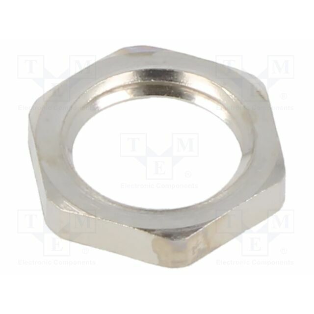 TE CONNECTIVITY Nut; M12; brass; 15mm