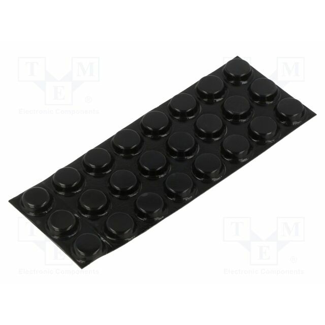 HAMMOND Mount.elem: self-adhesive foot; black