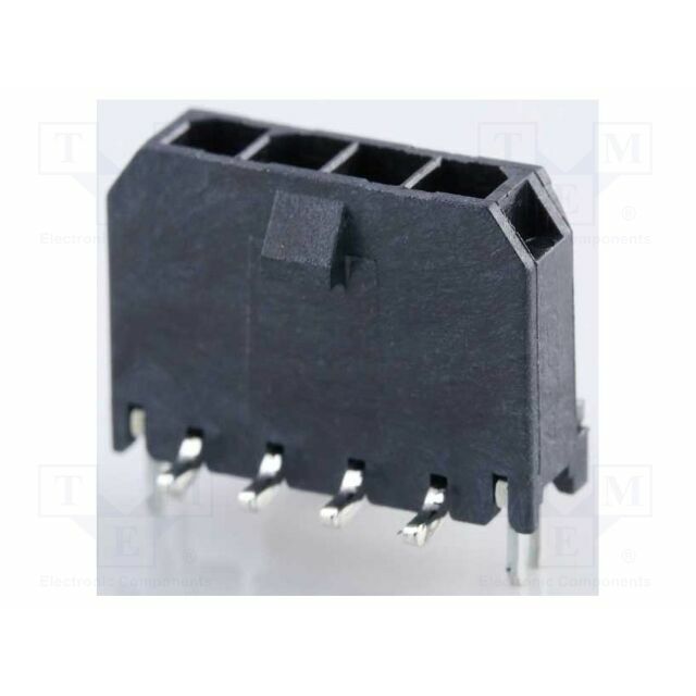 MOLEX Connector: wire-board; male; PIN: 4