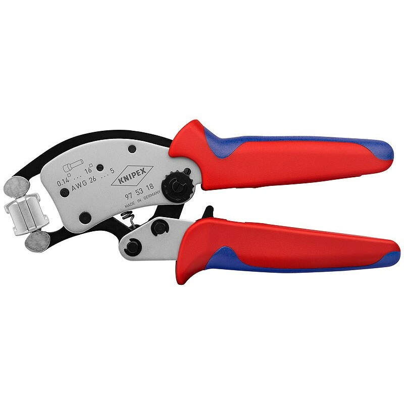 Knipex Twistor16 Crimping tool Black, Blue