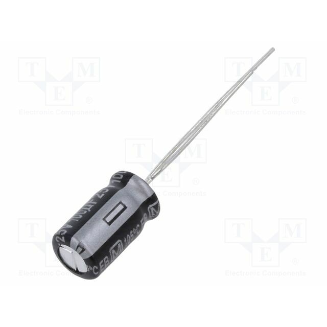 PANASONIC Capacitor: electrolytic; THT; 100uF; 25VDC