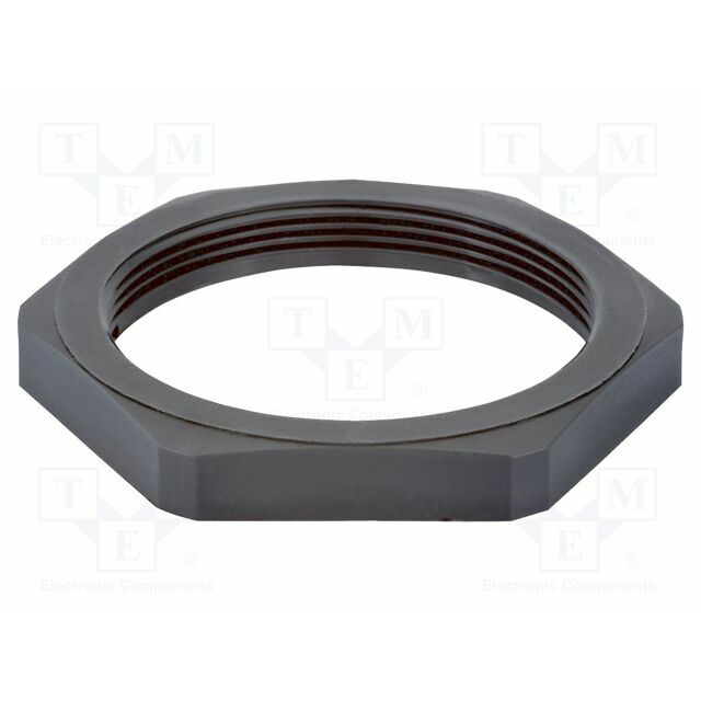 Nut; NPT1"; polyamide; UL94V-0; Thk: 7mm