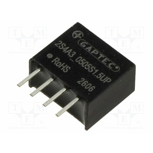 GAPTEC Electronic Converter: DC/DC; 2W; Uin: