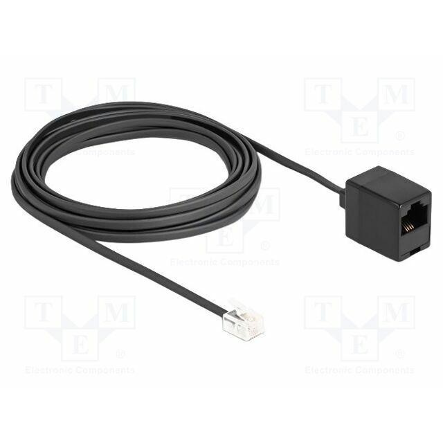Cable: telephone; RJ11 plug,RJ45 socket