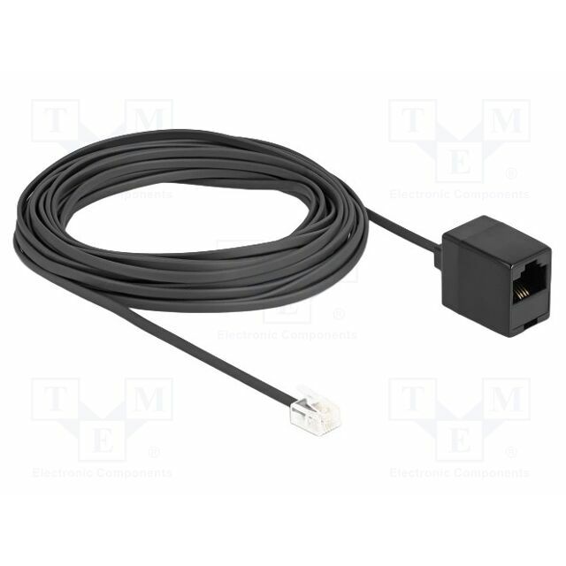 Cable: telephone; RJ11 plug,RJ45 socket