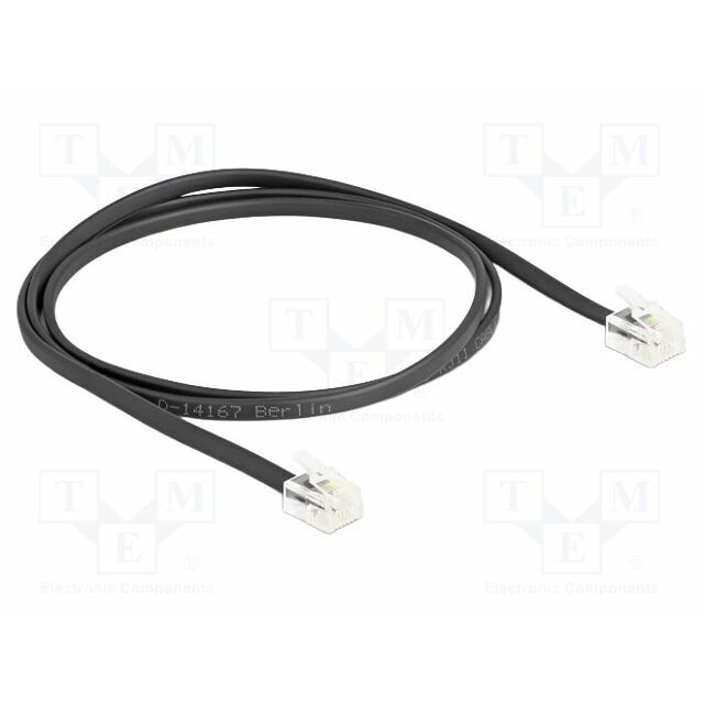 Cable: telephone; connection 1: 1; RJ11