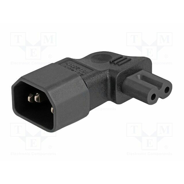 Adapter; IEC C14 male,IEC C7