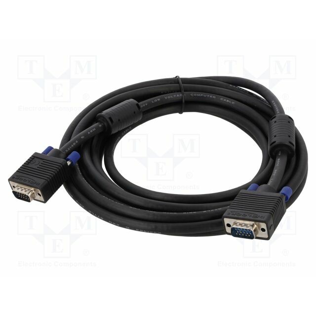 Cable; D-Sub 15pin plug,both sides