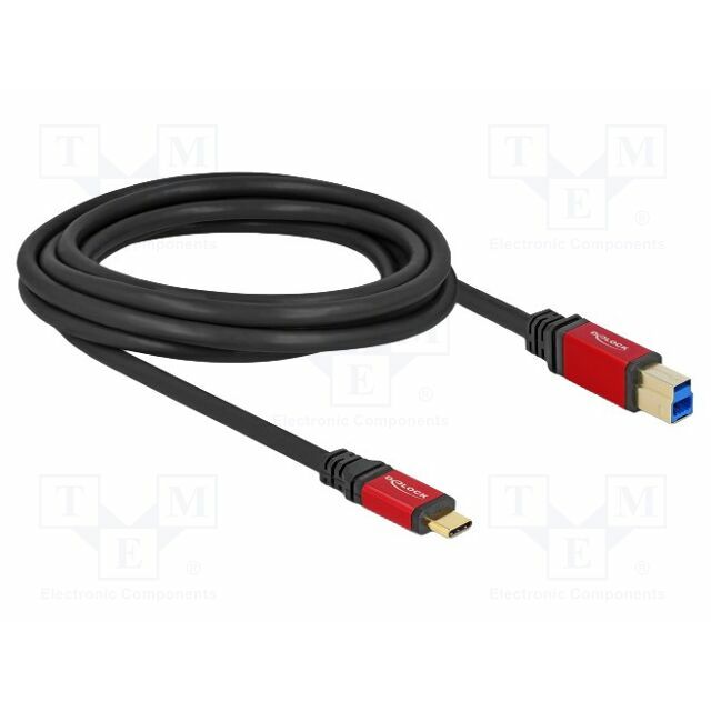 Cable; USB B plug,USB C