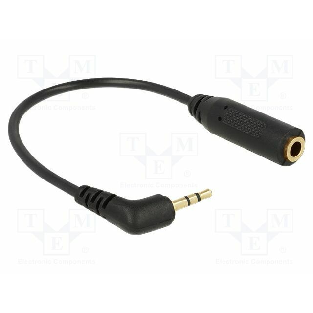 Cable; Jack 2.5mm 3pin angled