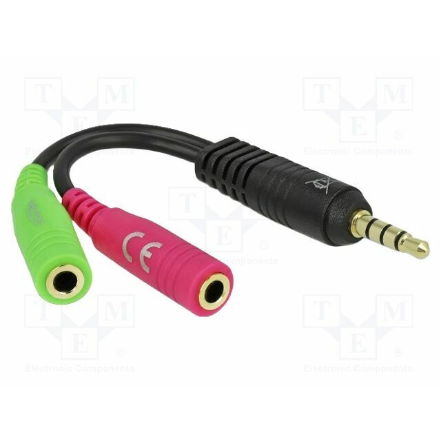 Cable; Jack 3.5mm 3pin socket