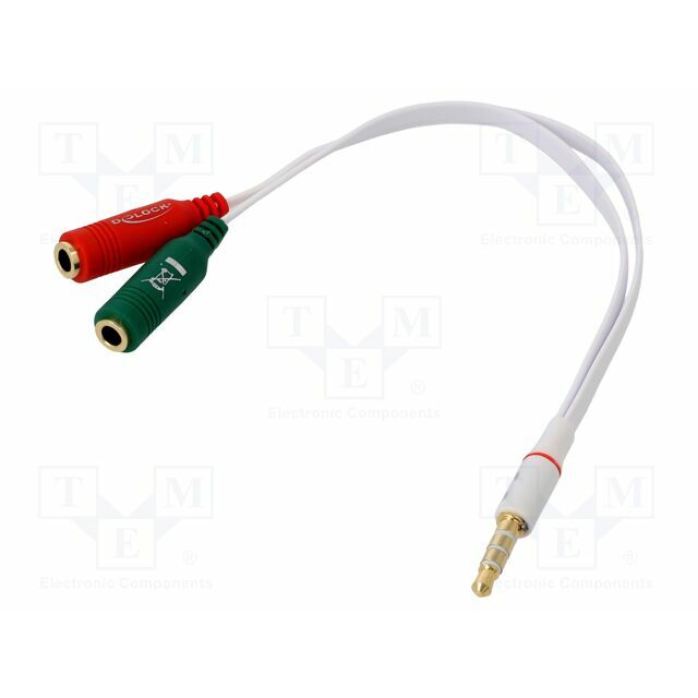 Cable; Jack 3.5mm 3pin socket
