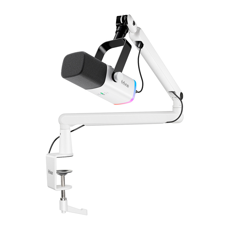 Fifine TAM8W dynamic microphone (white) |
