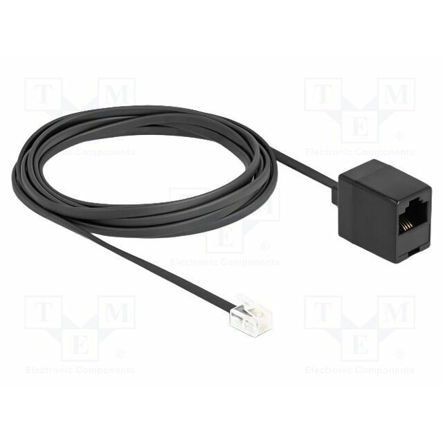 Cable: telephone; RJ11 plug,RJ45 socket