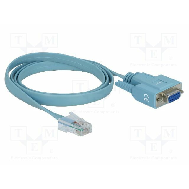 Cable; D-Sub 9pin socket,RJ45 plug