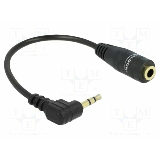 Cable; Jack 2.5mm 3pin angled
