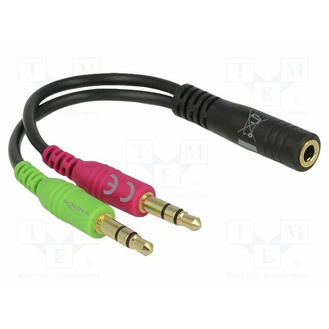 Cable; Jack 3.5mm 3pin plug