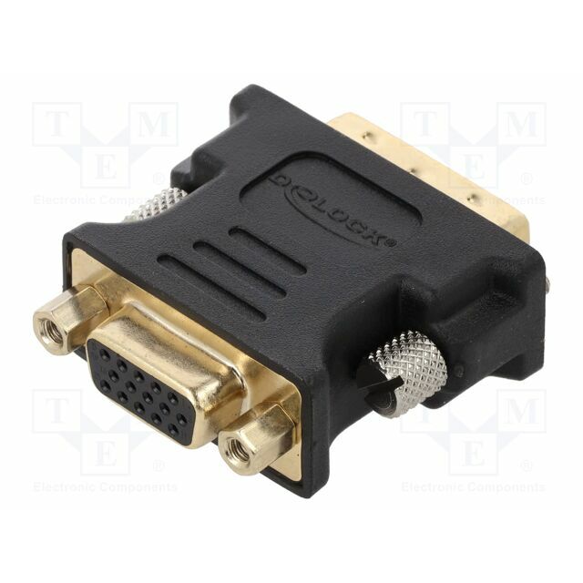 Adapter; D-Sub 15pin socket,DVI-I (24+5)
