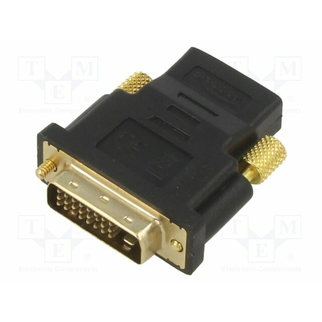 Adapter; DVI-D (24+1) plug,HDMI socket