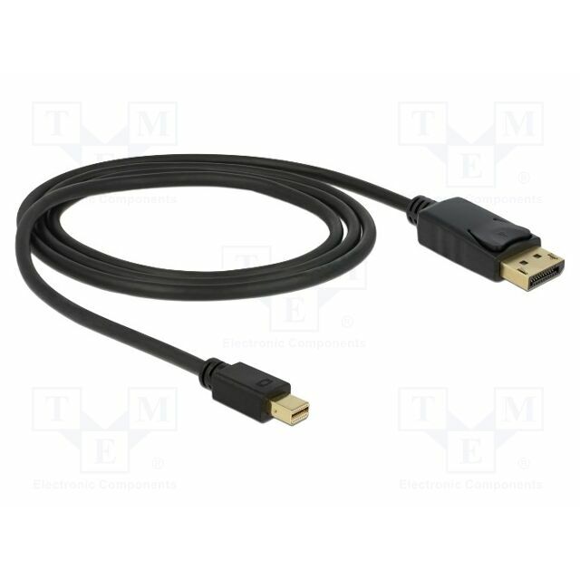 Cable; DisplayPort plug,mini DisplayPort plug