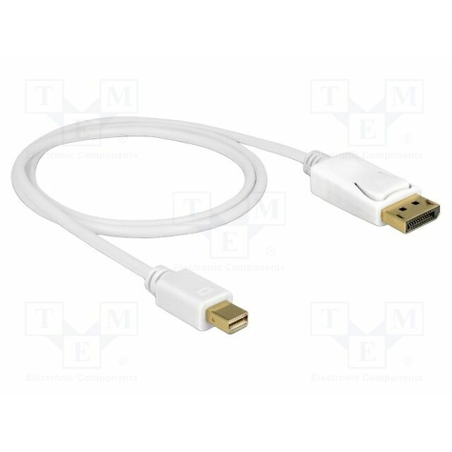 Cable; DisplayPort plug,mini DisplayPort plug