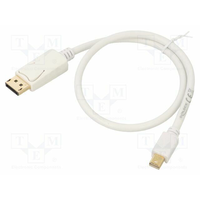 Cable; DisplayPort plug,mini DisplayPort plug