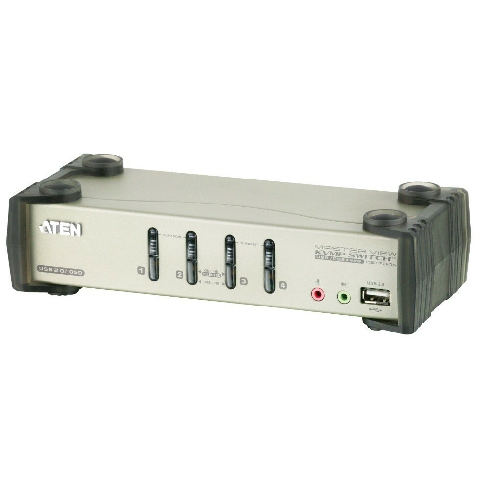 Aten | 4-Port PS/2-USB VGA/Audio KVMP