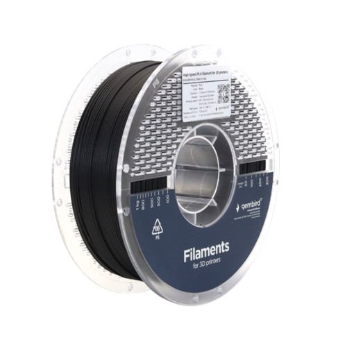 Gembird 3DP-PLA1.75HY-01-BK PLA filaments High