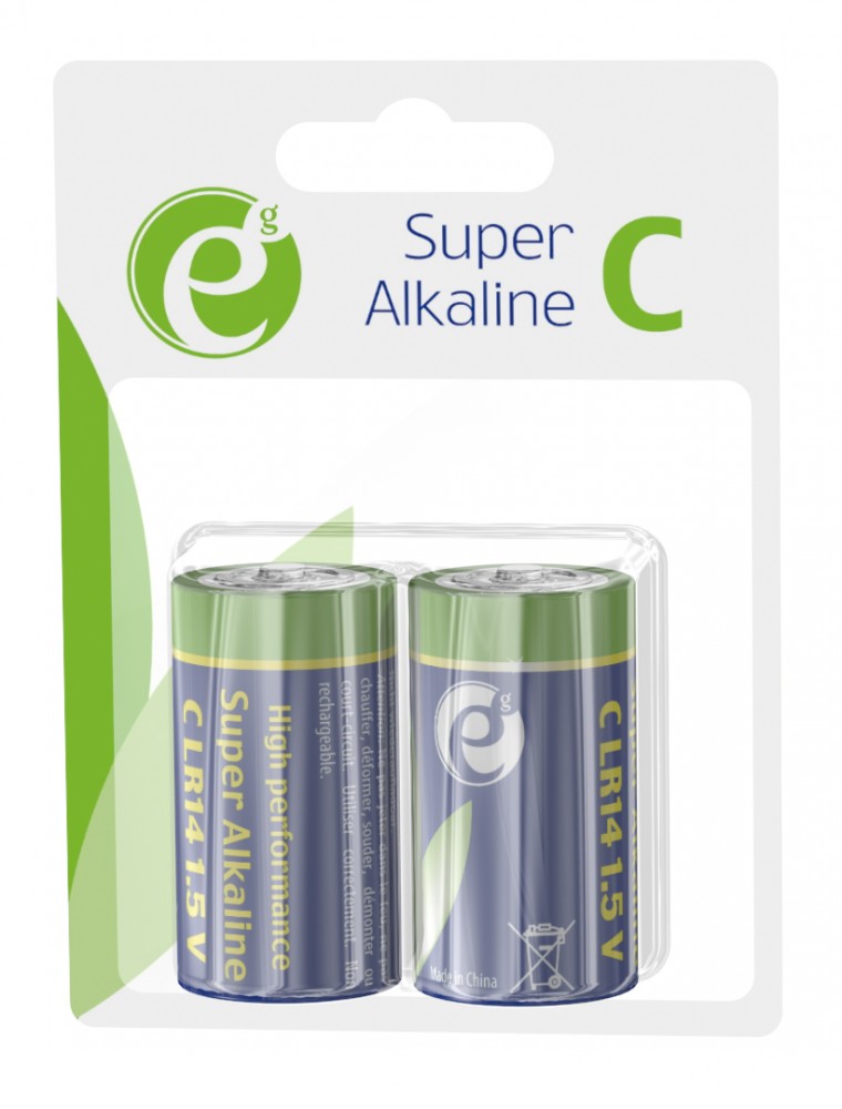 GEMBIRD Energenie Alkaline C LR14 2-pack