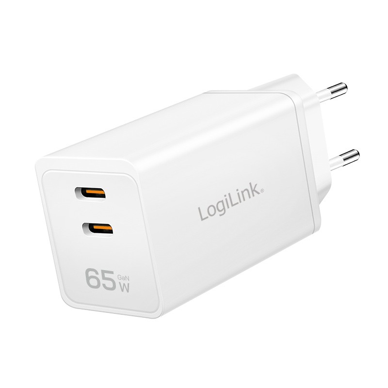 LOGILINK Dual USB socket adapter 65W