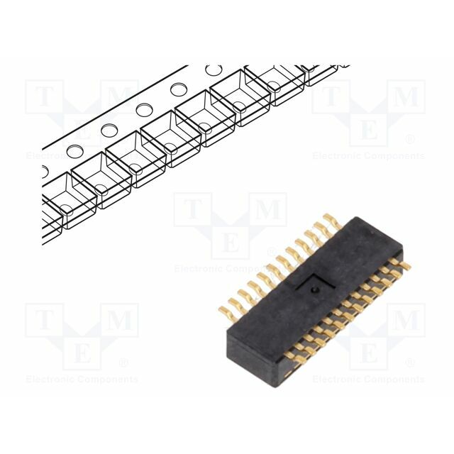 HIROSE Connector: PCB to PCB; socket